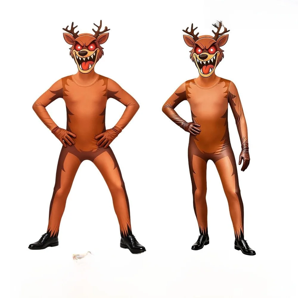 Nouveau loween cerf Par Costume Cisas ensemble 99 nuit cerf monstre terreur jeu transfrontalier une pièce Costume femme