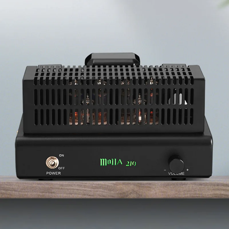 

Tube Amplifier Push Pull Design Amp 12Wx2 Pure Class A Bluetooth 5.0 Speakers HiFi Audio For Vintage Sound Lovers Black Chassis