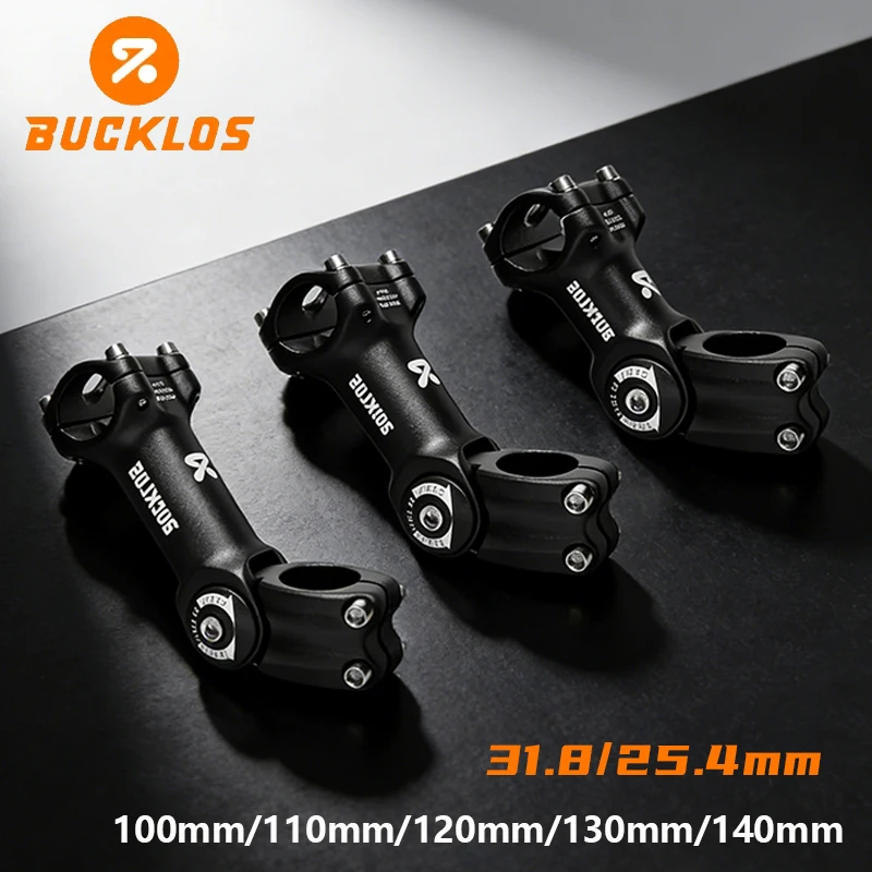 

Регулируемый вынос руля BUCKLOS для MTB велосипедов, 60 градусов, 31.8 мм, 25.4 мм, адаптер для вилки, 100/110/120/130/140 мм