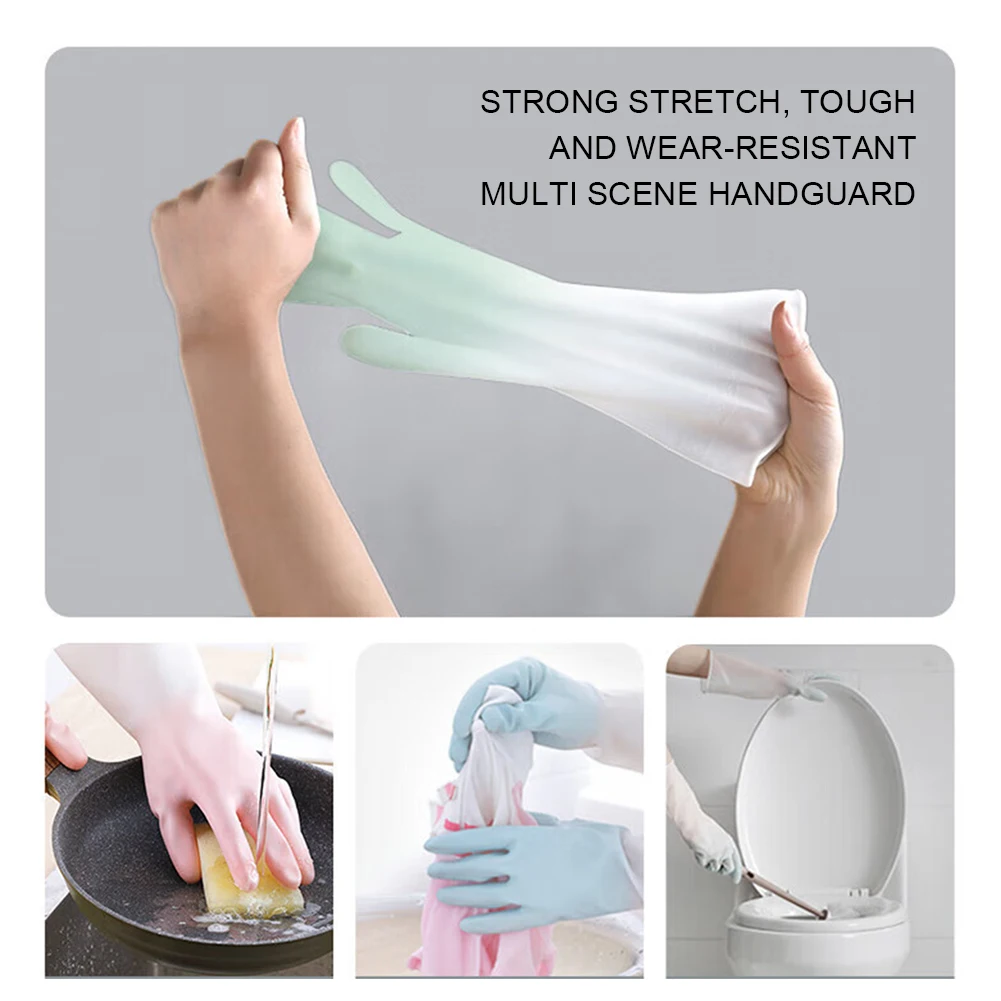 Household Purpose Dishwashing Gloves,Wear-Resistant Heat Cold Protection Non Slip Gloves,For Kitchen Cleaning,Protect Hands