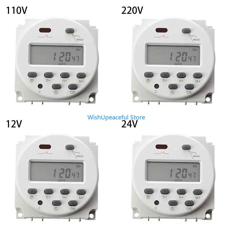 

34YA CN101A 16A 110/220/24/12V Микрокомпьютер ПРОГРАММНЫЙ ЦИФРОВЫ
