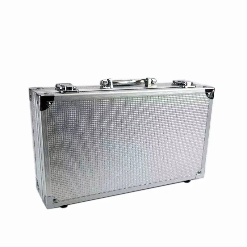 30x17x8cm Portable Aluminum Tool Box Outdoor Safety Equipment Case Instrument Box Suitcase Hardware Storage Box With Sponge