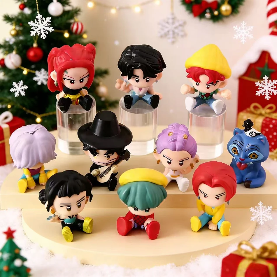 

10pcs/Set Kpop Demon Hunters Figure Toy Cartoon Rumi/Mira/Zoey Action Figure PVC Desktop Decoration Model Doll Toy Christma Gift