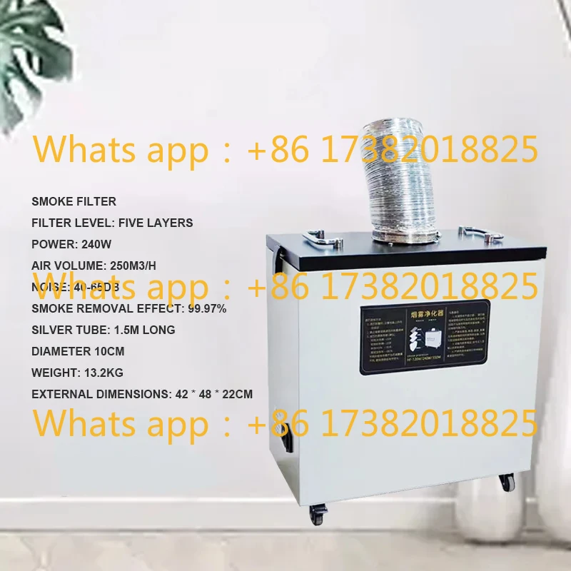 350W Fume Extractor Pure Air Purifier 5-Layer Filtration Harmful Smoke Absorber For Welding,3D Printer,Solder Iron