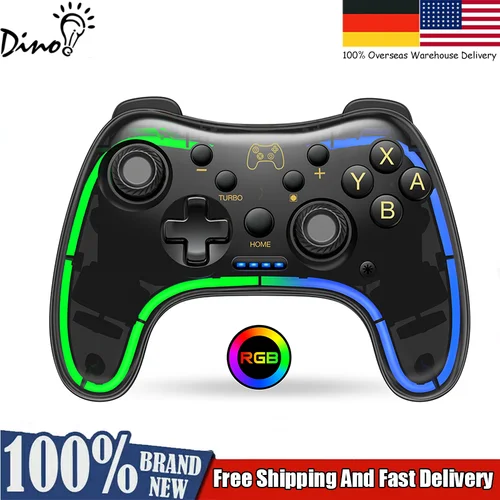 Gamepad Wireless Pro Controller, kompatibel mit Nintendo Switch Lite/Switch Oled/PC/iOS/Android