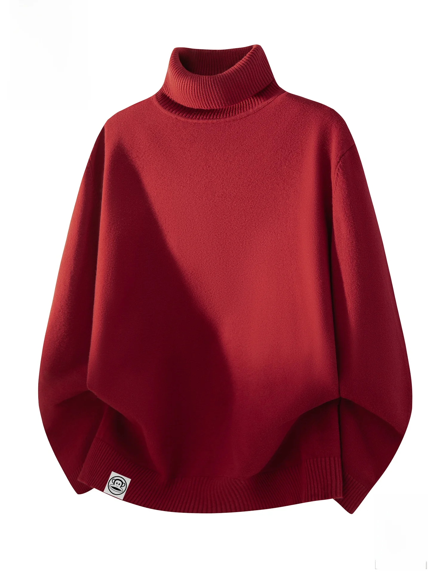 

Утепленный вязаный свитер с высоким воротником для пар, зимний, модный, повседневный, мягкий, из смесового полиэстера, с длинными рукавами