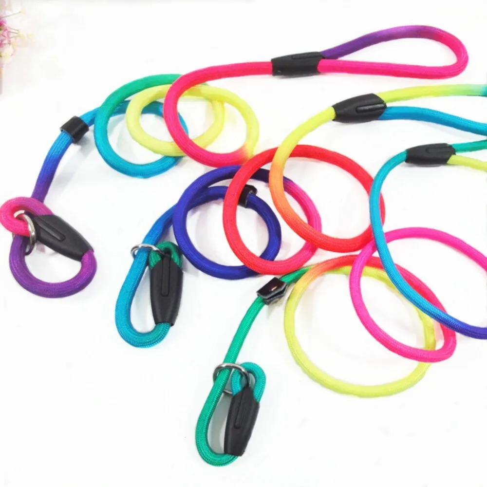 

Colorful P Chain Dog Leash No Collar Needed Durable Pet Walking Rope for Small Medium Dogs Outdoor Use Lightweight Secure Grip