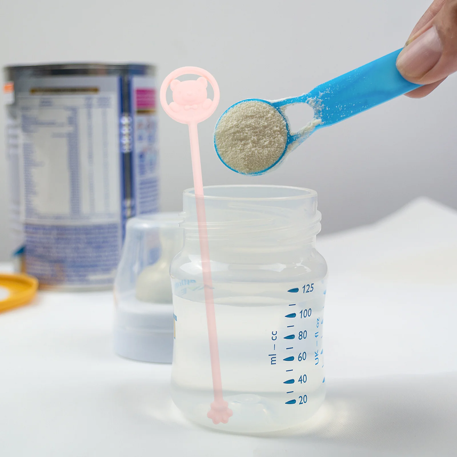 

Многофункциональный портативный миксер для детского питания и напитков с длинной ручкой из нержавеющей стали: для молочных смесей, кофе, холодного чая