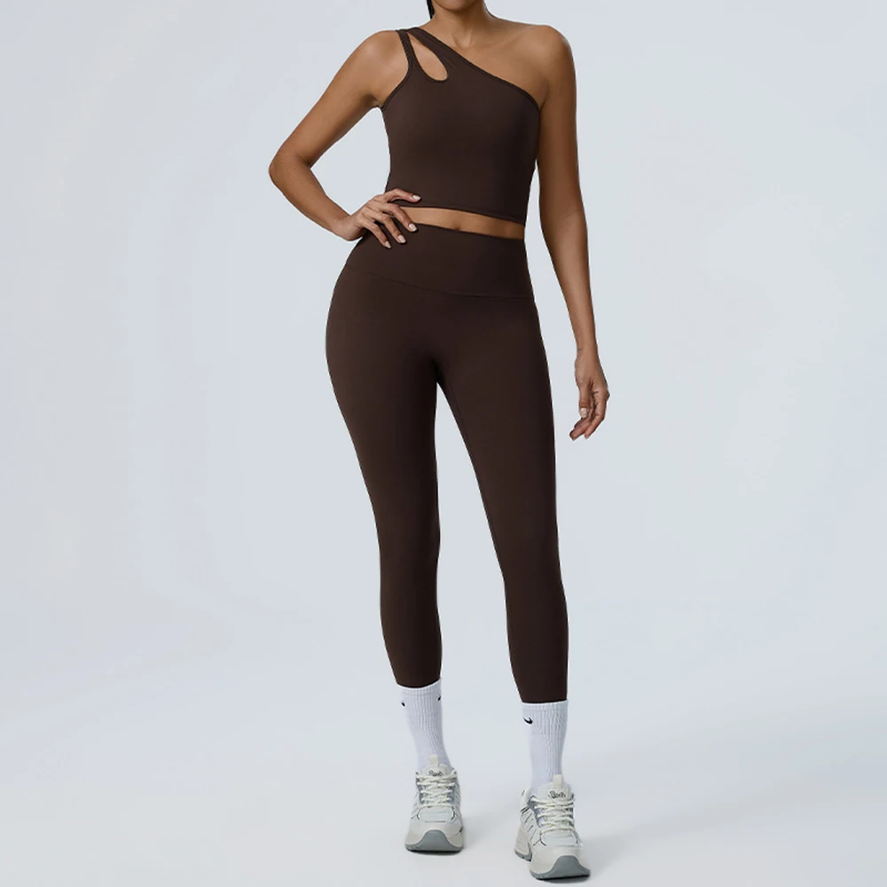 

2 Piece Gym Set Yoga Suit Women Workout Clothes Pilates Fitness Set Push Up Athletic Wear Sports Bra High Waist Leggings Female