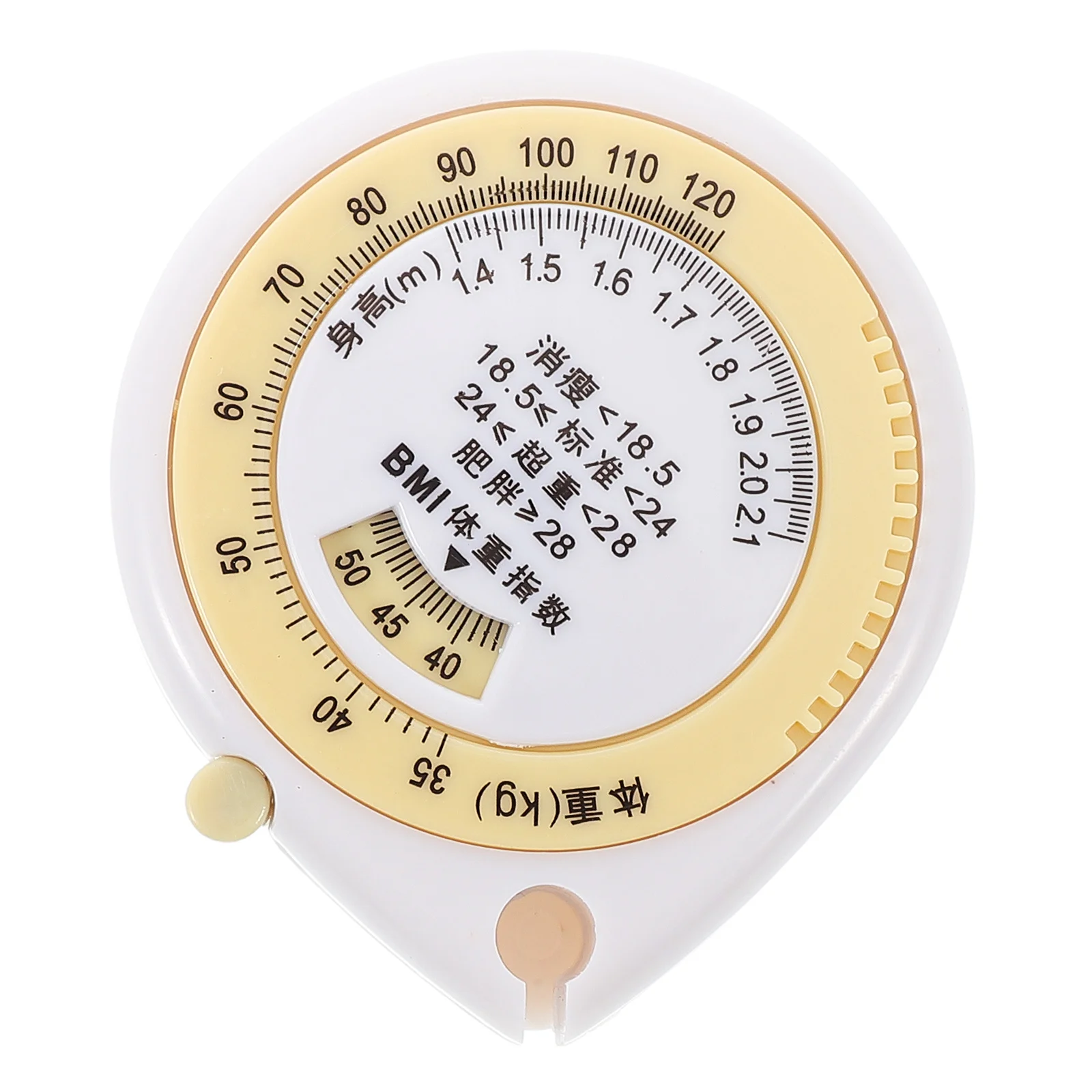 

Retractable Body Tape Measure Automatic Telescopic Measuring Tape for Waist Fitness Trainers Therapists Soft Mini Sewing Ruler