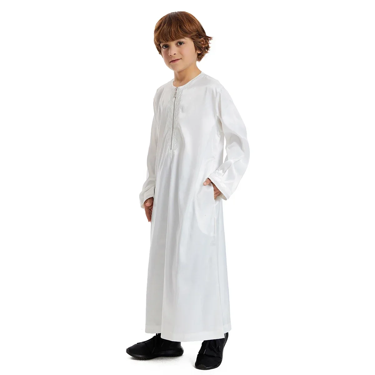 

Saudi Eid Ramadan Muslim Kids Boys Abaya Jubba Thobe Dress Children Islamic Robe Dubai Kaftan Saudi Arabic Djellaba Dishdasha