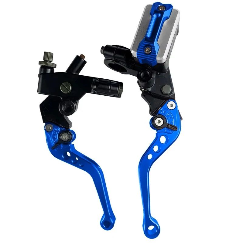 CNC Een Paar 7/8 "22mm Universele Motorfiets Hoofdremcilinder Hendel Kabel Koppeling Reservoir Voor Scooter Sport crossmotor