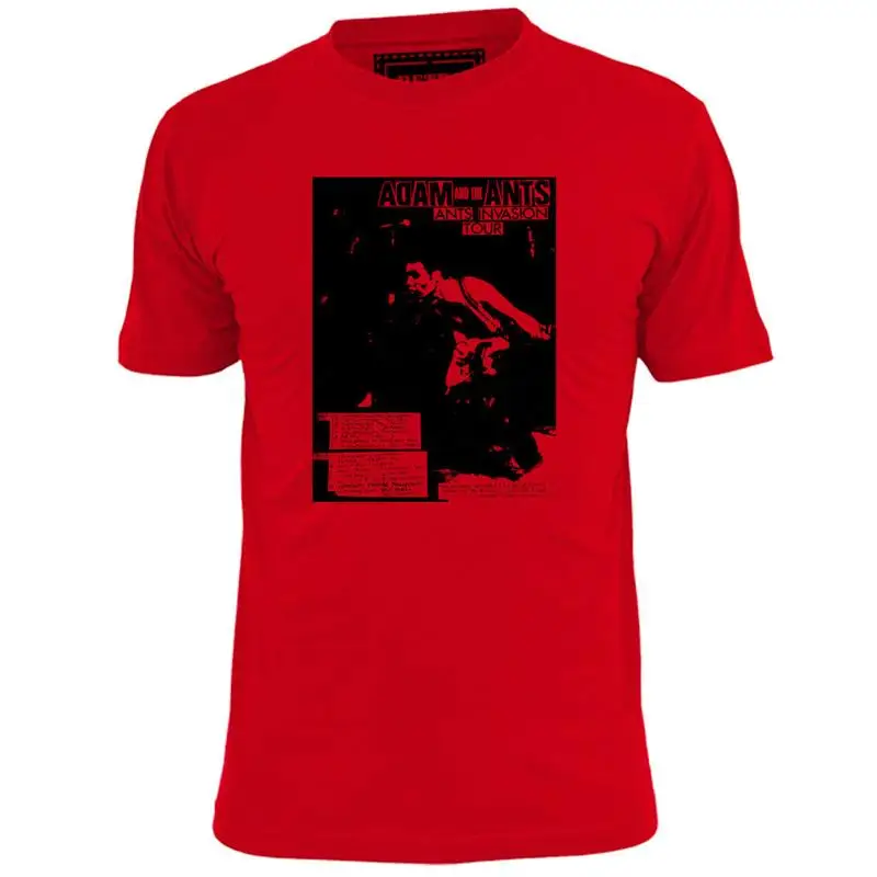 رجل آدم النمل الغزو مستوحاة أزعج ملصق تي شيرت فاسق مسدسات روتس كلاش #1