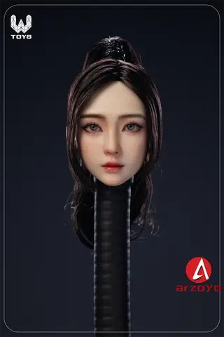 1/6 Skala Xiaoru Rörliga Ögon Kvinnligt Huvud Carving Tung/Lätt Sminkmodell Passar 12'' Kvinnlig Soldat Actionfigur Kroppsdockor 10 best sales 1 6 kvinnligt huvudskulptur - №6