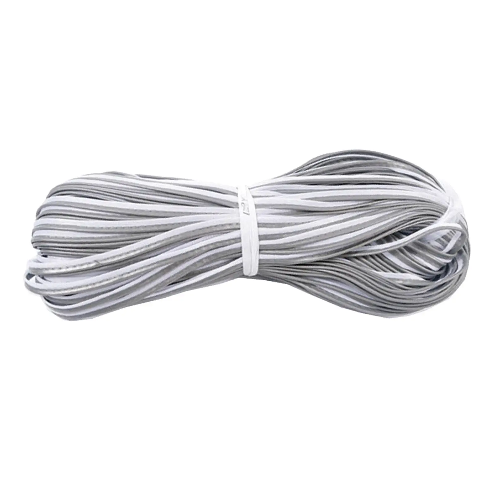 

Warning Silver Reflective Piping Fabric Strip Trimming Ribbon for Bags