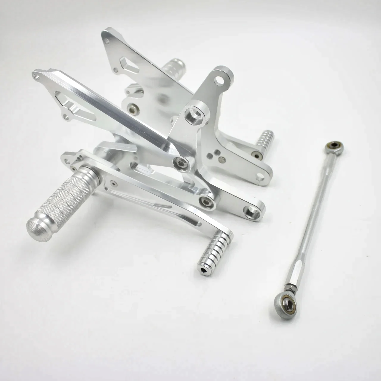 Aluminium Motorcycle Modification Pedal Motorbike Conversion Footrest For CBR250RR MC22 Silver