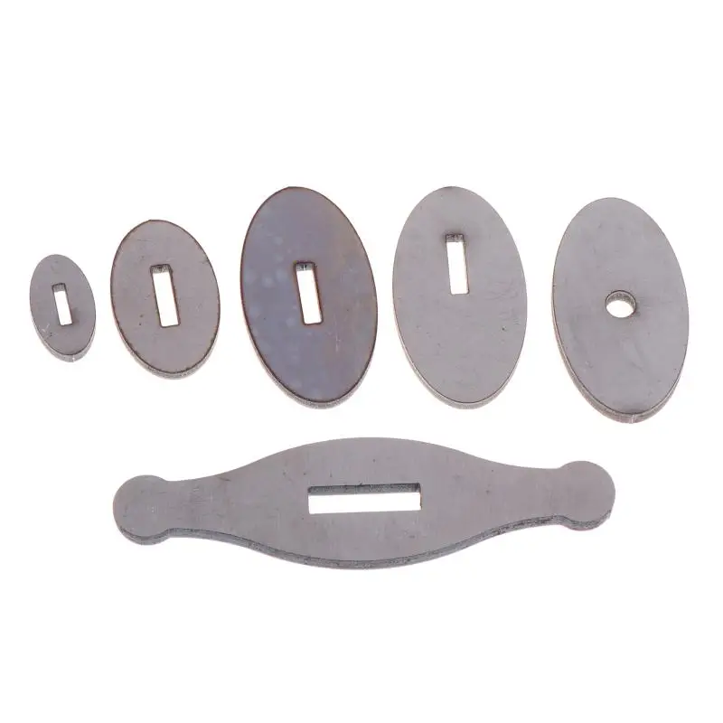1Pc Knife Finger Guard Bolster Pommel Brass Stainless Steel DIY Knife Handle Hand Guard Blanks Fixed Blade Knife Making Parts