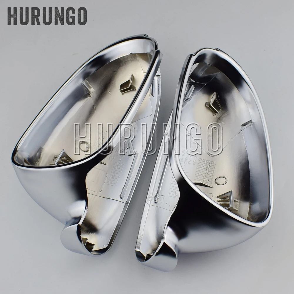 

For VW Golf MK5 GTI 5 Passat B6 Jetta MK5 Matte Chrome Side Wing Mirror Covers Caps R36 R32 Golf Plus Variant EOS silver color