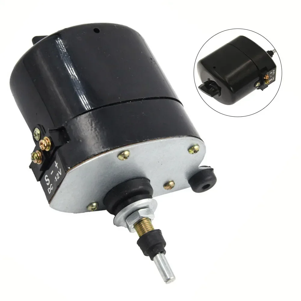 Imagem -02 - Motor de Limpador de Para-brisa 12v com Lâminas para Barcos de Pesca e Rvs para Trator Jeep Caravana-atv-utv 45120 ° Ângulo de Raspagem Novo