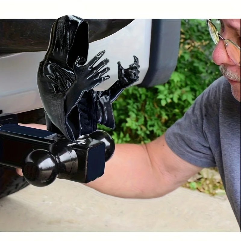 

Universal Towing Ball Cover - 1.97-Inch Traction Ball Protector, Creative Dustproof Hood for RVs, Trucks, Boats