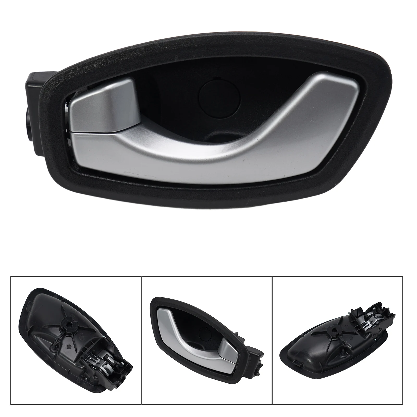 Sliding Door Handle Opening Door Handle Car 806713870R 806715396R ABS Black Door Handle Left Front Rear Interior