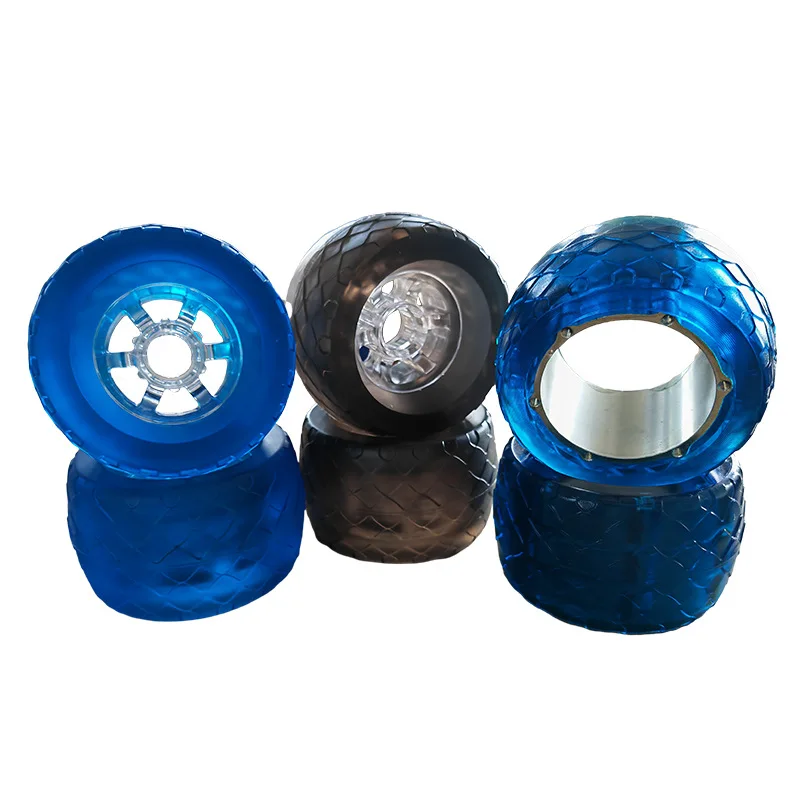 

105mm Urban All Terrain Off Road Electric Skateboard Wheels Electric Skateboard PU Wheel 78a Hardness 85% high Elastic Longboard