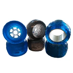 105mm Urban All Terrain Off Road Electric Skateboard Wheels Electric Skateboard PU Wheel 78a Hardness 85% high Elastic Longboard