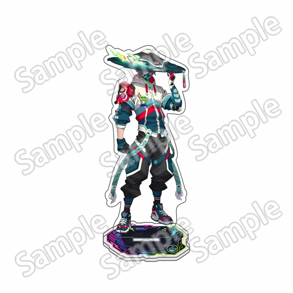 Overwatch 2 Game Juno, Kiriko, Hanzo 15cm Acrylic Stand, HD Sandwich Printed Desktop Ornament, Keychain, Gifts for Anime Fans view 5