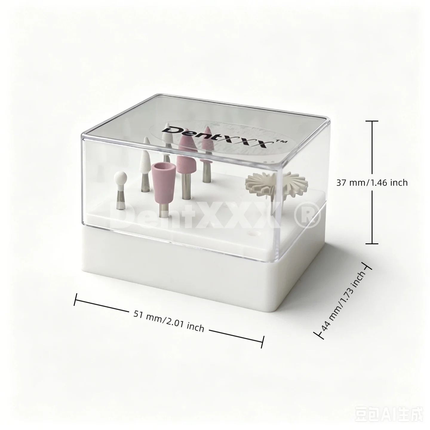 Silicone Polishing Finishing Kit Silicone Polisher Ra 2.35mm for Low Speed