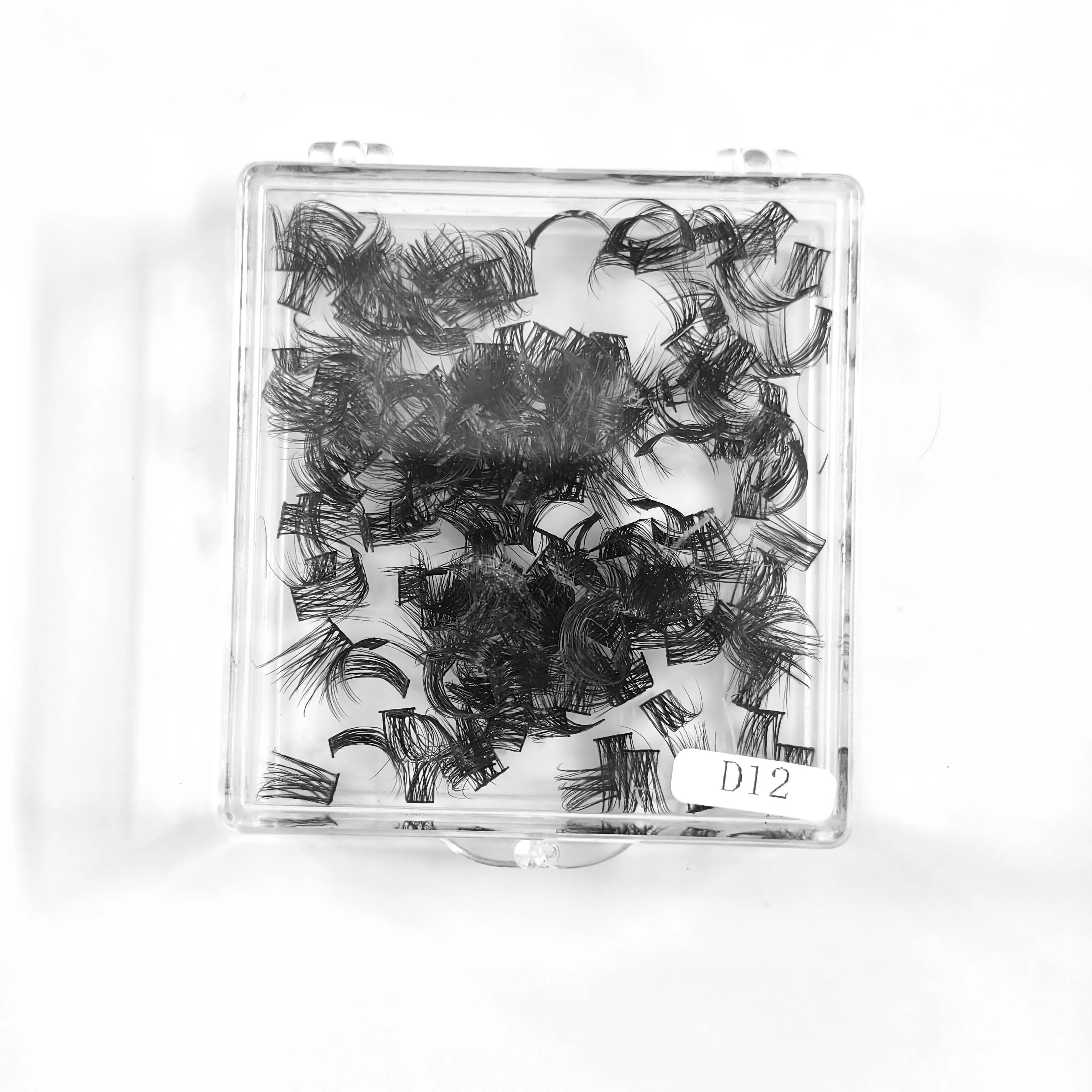 100PCS Cluster Wimpern DIY Einzelne Wimpern Verlängerung 3D Volumen Lash CC Curl Segmentierte Falsche Wimpern Natürliche Flauschige Wimpern – Detail 9