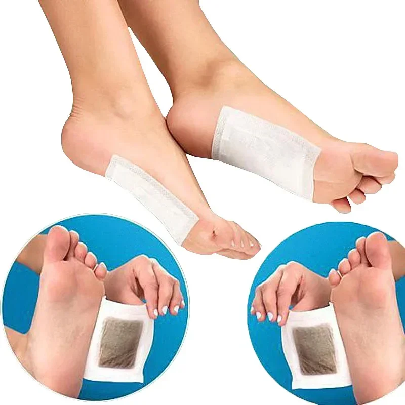 20pcs=(10pc Patches+10pc Adhesives) Detox Foot Patches Weight Loss Pads Body Toxins Anit Cellulite Herbal Adhesive Slim Patch