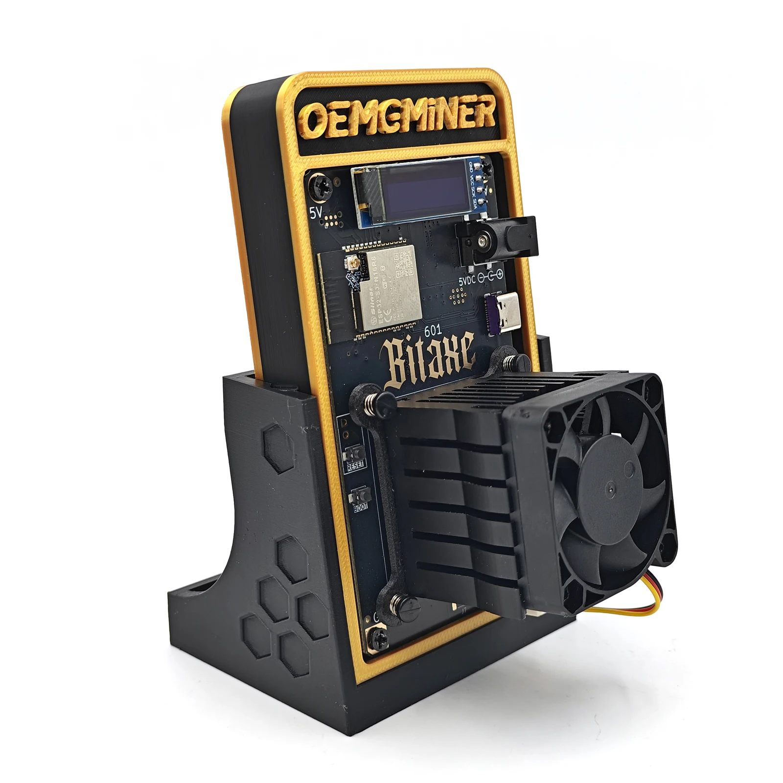 Stock en EE. UU. Bitaxe Gamma 601 Bitcoins Miner 1.2TH/S Btc Miner Asic Mining Crypto Miner Máquina de minería en solo Mineros Sin derechos de aduana