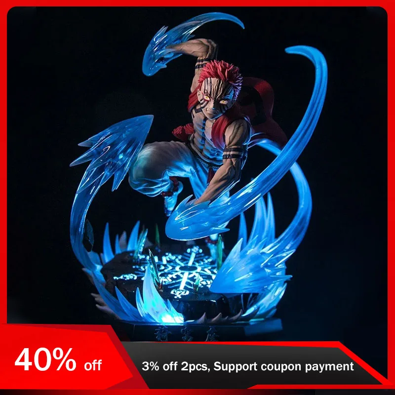 Anime Demon Slayer Figure Akaza Action Figure Demon Series Figurine PVC Statue Model Ornament Collectible Crafts Gifts Toys Doll