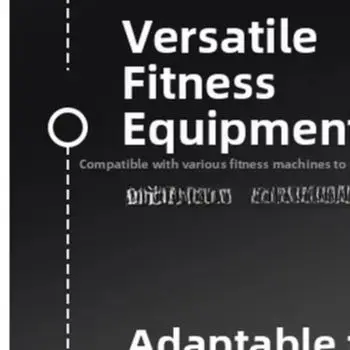 Gym Accessory Rowing Handle Ergonomic Anti-slip Grip Cast Iron Construction TPE Grip Material Micro-textured Pattern