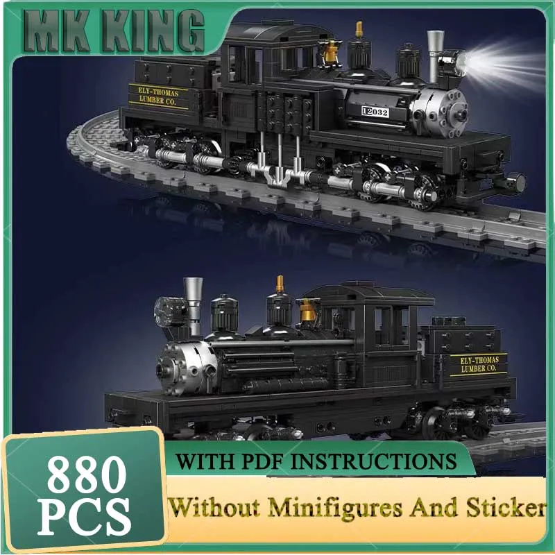 

MK 12032 Технические игрушки-автомобили с дистанционным управлением Шей-тип Паровоз Модель Сборка Поезд Кирпичные игрушки Рождественские праздничные подарки