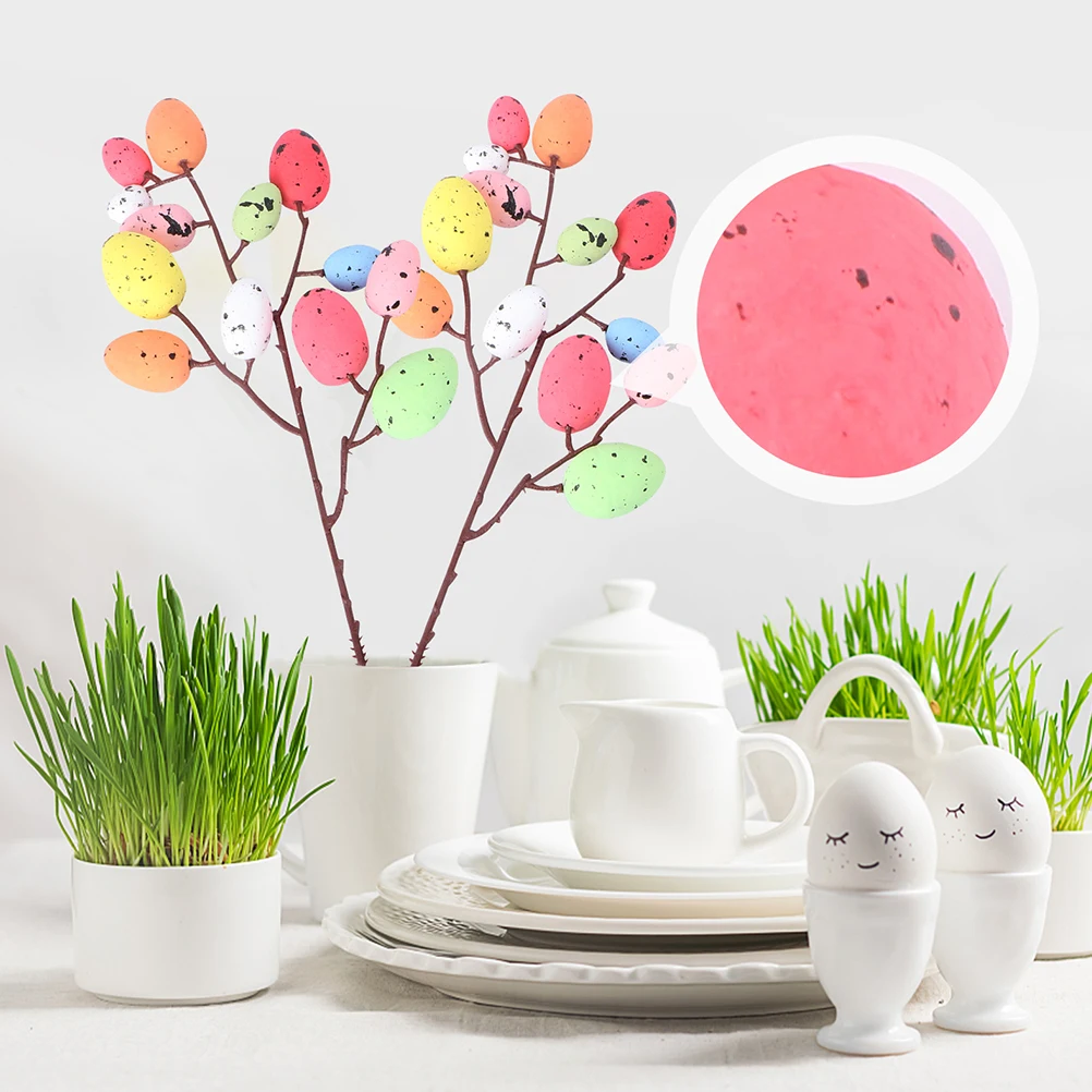 

6 Pcs Props Home Garden Egg Egg Decors Garden Decors Decorations Easter Easter Bouquet Home Decor Bouquet