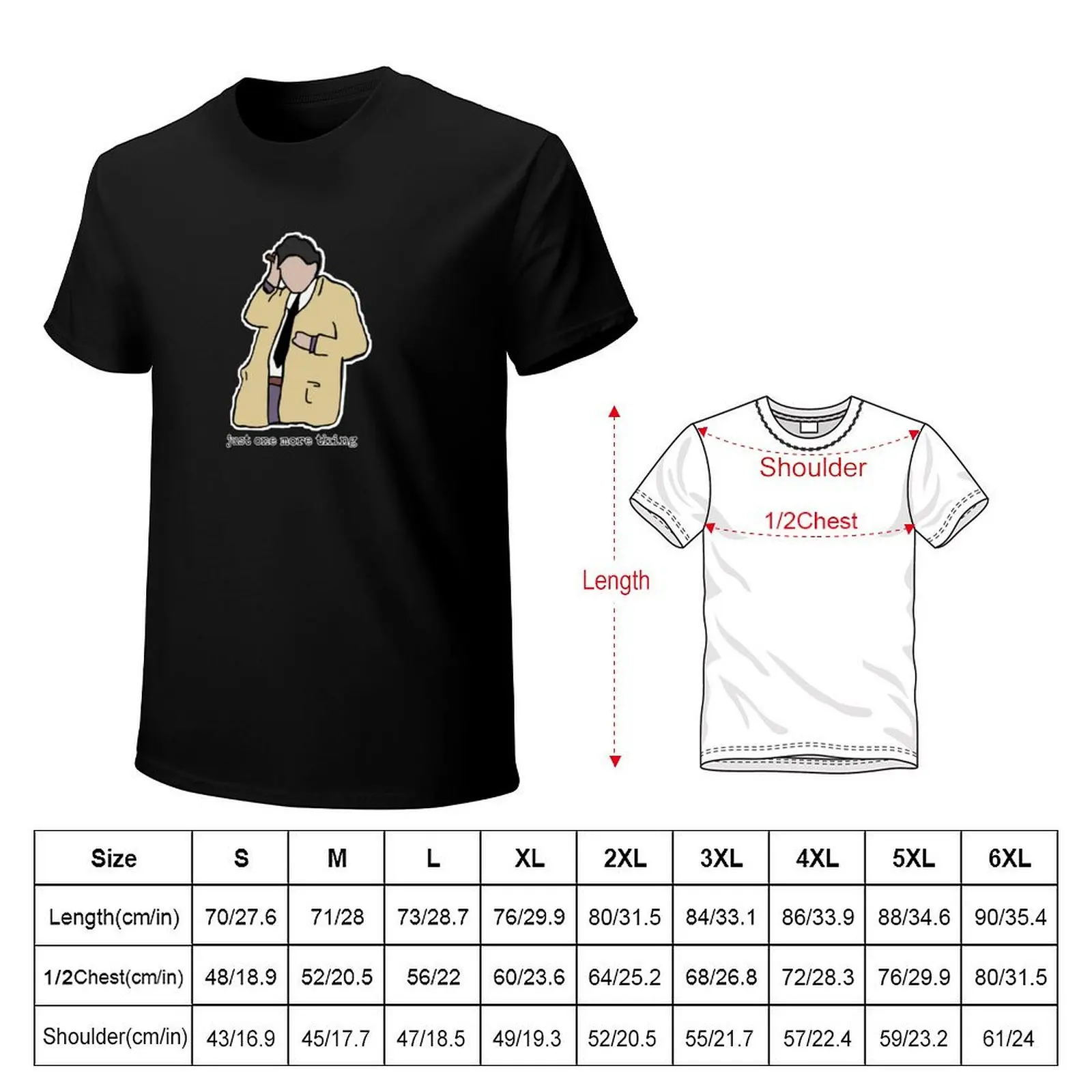 Columbo - remastered T-Shirt cotton t-shirt plain for man package T-Shirt