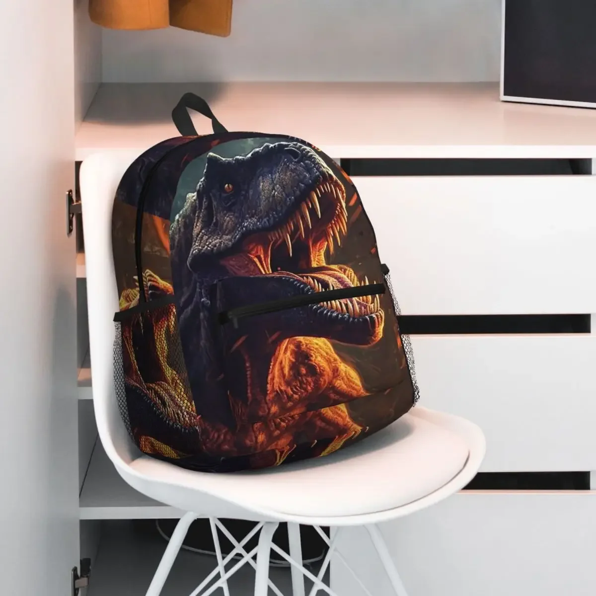

Dinosaur Cartoon Animal Student Backpack School Bag Hiking Travel Daypack for Boys Girls Fashion Bookbag Shoulder Bags