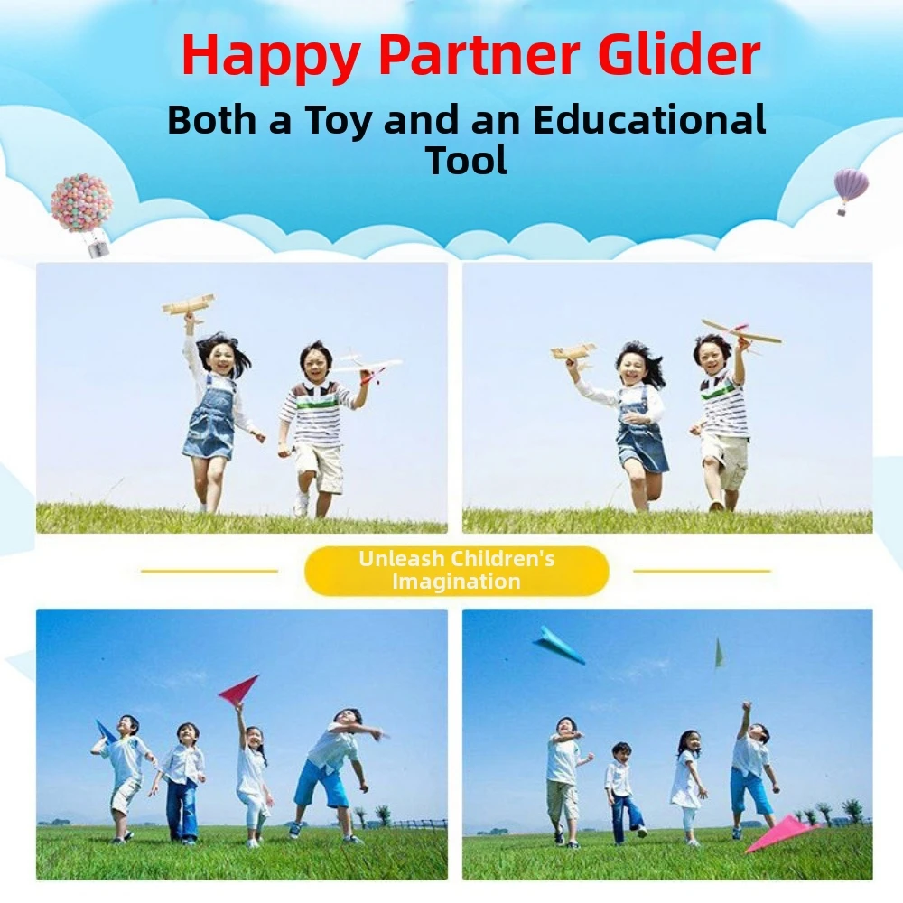 New Random Color Plane Model EPP 28*26*6.5cm Foam Airplanes Capacitor Inertial Foam