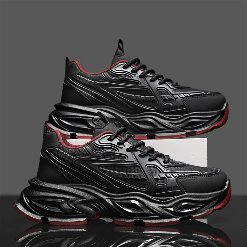 Men's casual sneakers spring summer new breathable soft-sole anti-slip outdoor racing running shoes students speed sports shoes
