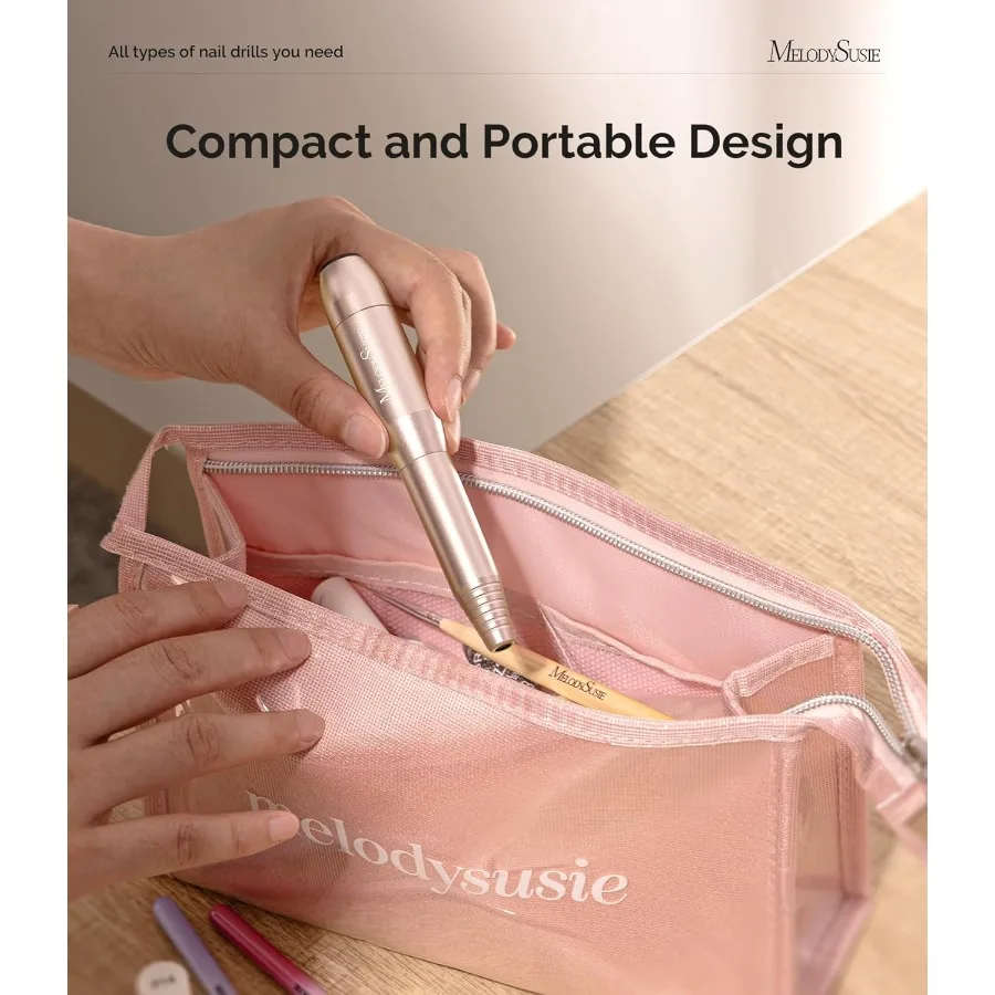 전기 네일 드릴 기계PC120I 휴대용 전기 네일 파일 Efile 세트 아크릴 젤 손톱 매니큐어 페디큐어 도구 네일