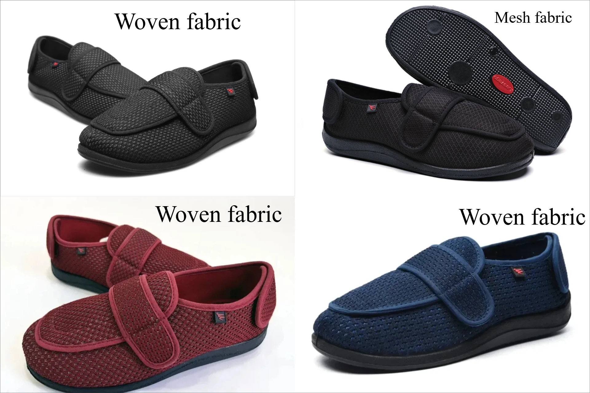Non-slip Diabetic Patients Widened Shoes Adjustable Unisex Bigfoot Thumbs Valgus Deformation Shoes Elderly Pregnant Feet Swollen