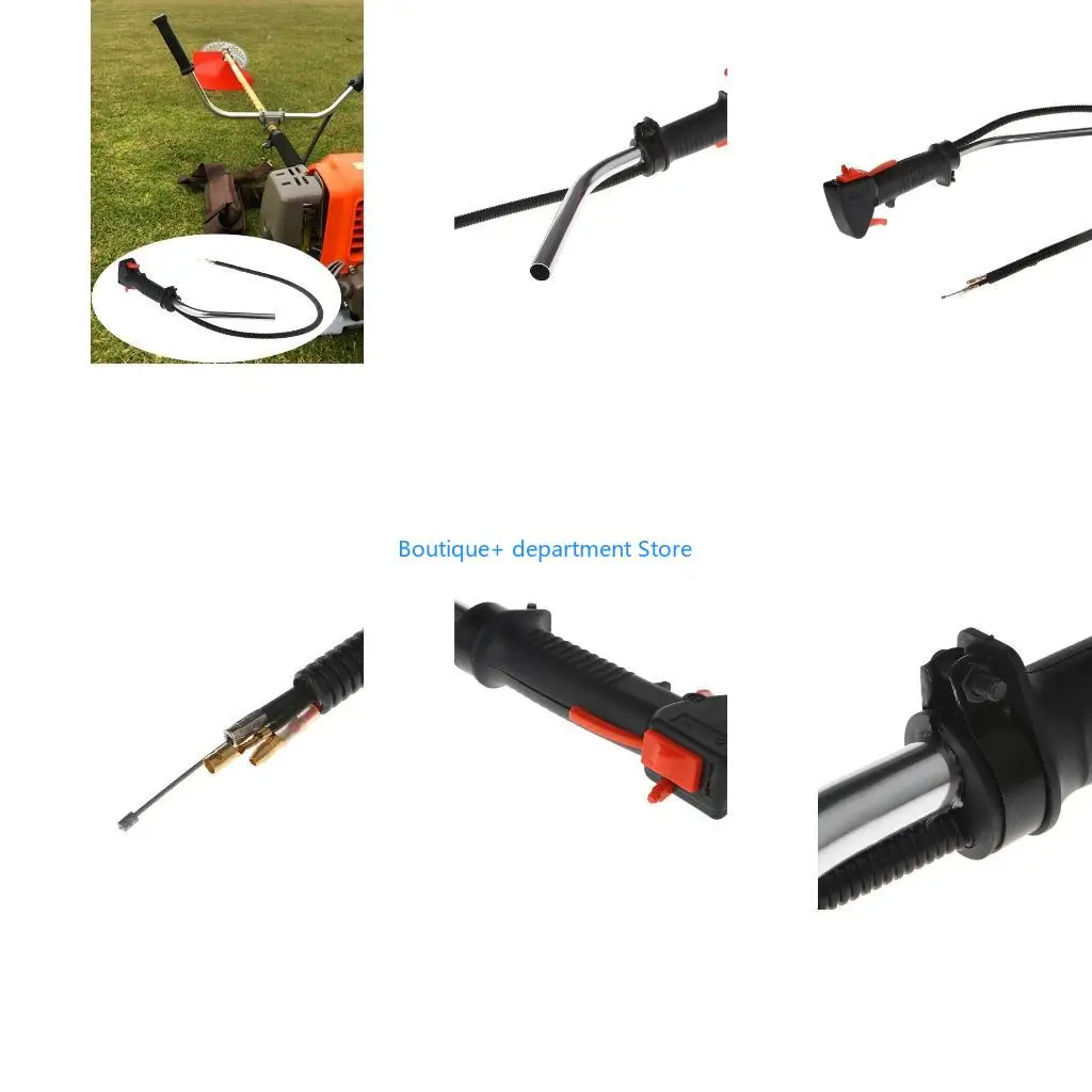 E1PD Throttle Handle Switch Right Control For Brushcutter Grass Trimmer Lawn Mower