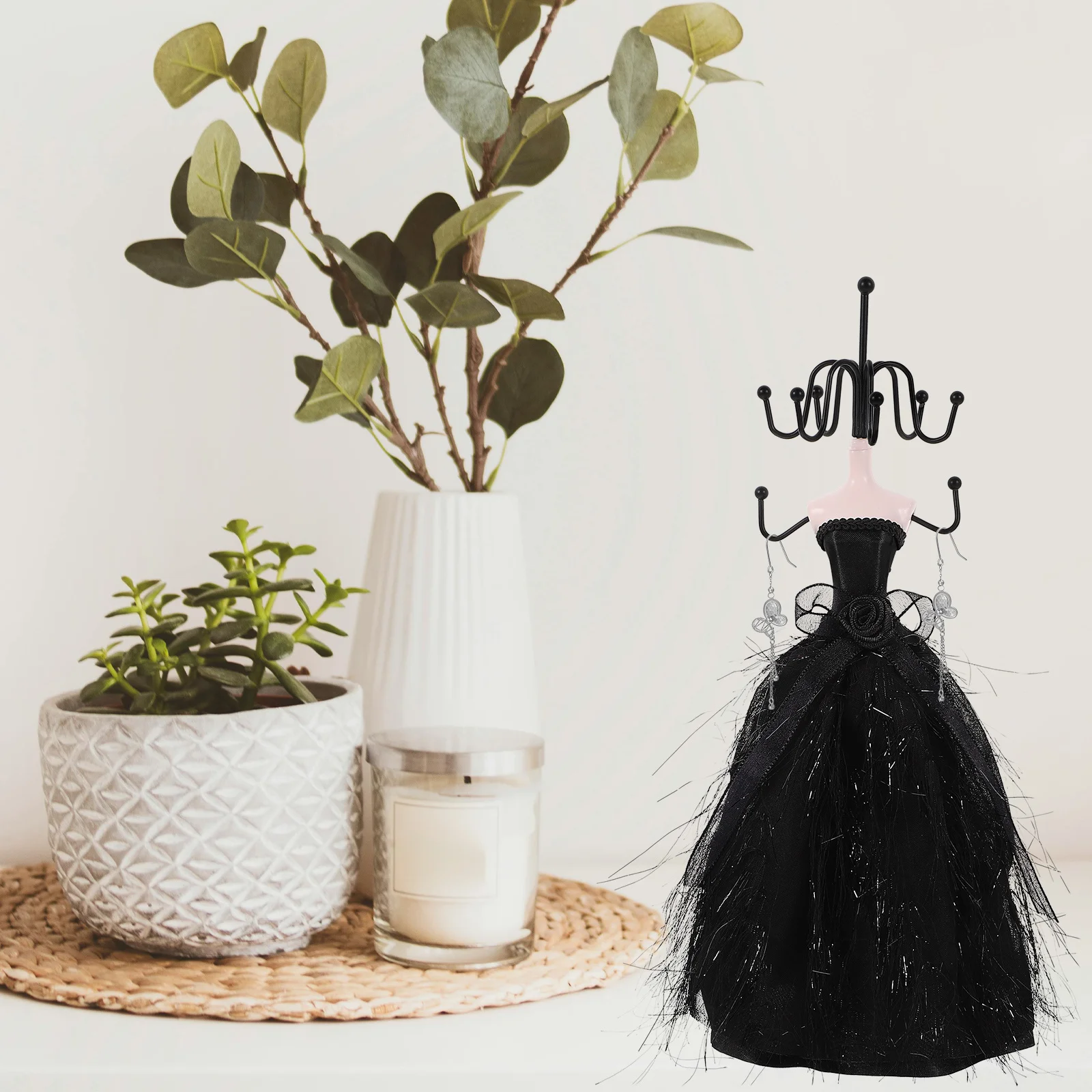 

Jewelry Stand Stylish Compact Design for Earrings Rings Necklaces Bracelets Holder Organizer Display Rack Storage