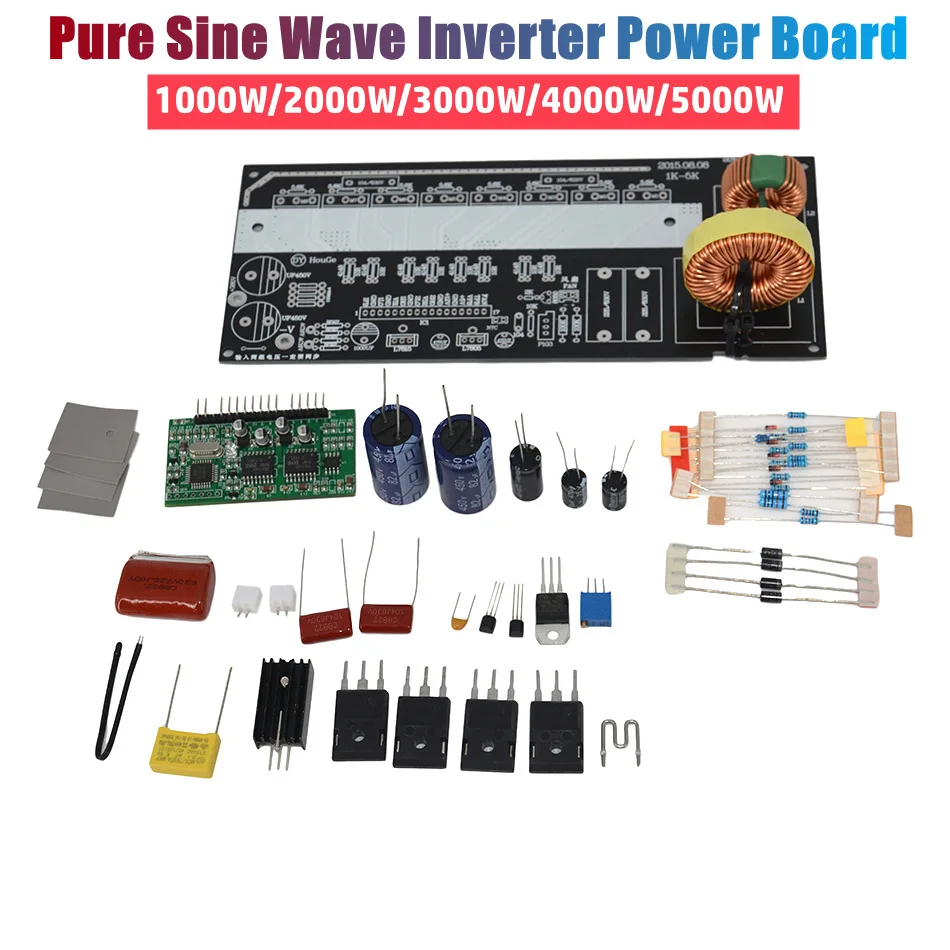 

1000W 2000W 3000W 4000W 5000W Pure Sine Wave Inverter Power Board Modified Sine Wave Post Amplifier DIY Back Stage Board