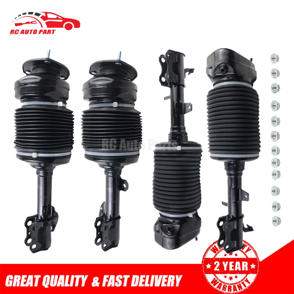 Full Set Front Rear Air Suspension Shock Struts For Lexus RX330 RX350 Base Sport 48010-48040, 48510-49155, 48510-49156