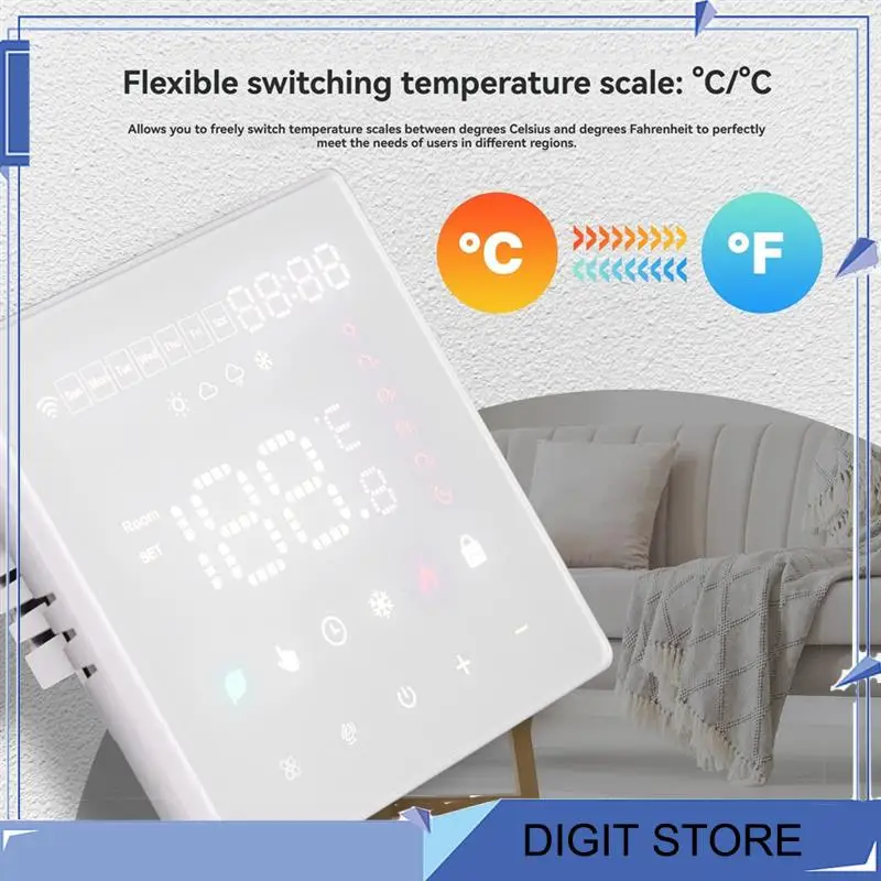 DIGIT-Tuya Wifi Thermostat Smart Water Floor Heating Temperature Controller Support APP Remote Alexa Voice Control
