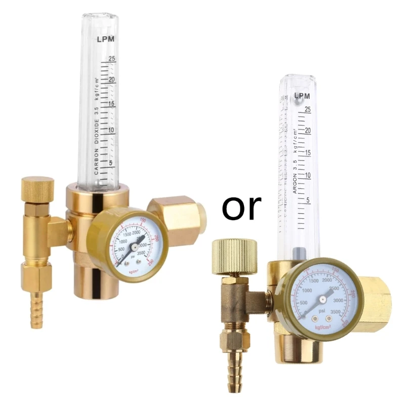 Regulator gazu CO2 przepływomierz całości miedzi spawanie Mig zawory regulacyjne gazu akcesoria spawalnicze do spawarka Mig