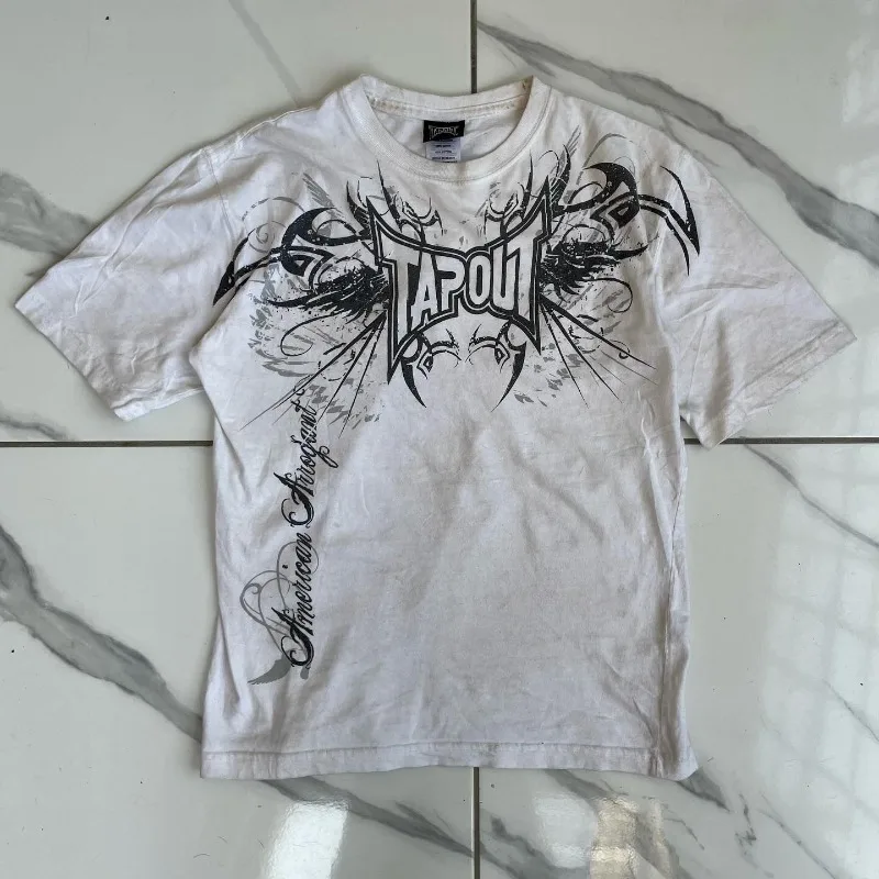 

Мужская футболка с длинным рукавом и вышивкой в готическом стиле, уличная одежда, черные топы, готическая мужская винтажная одежда с принтом трещин, темный стиль Y2K