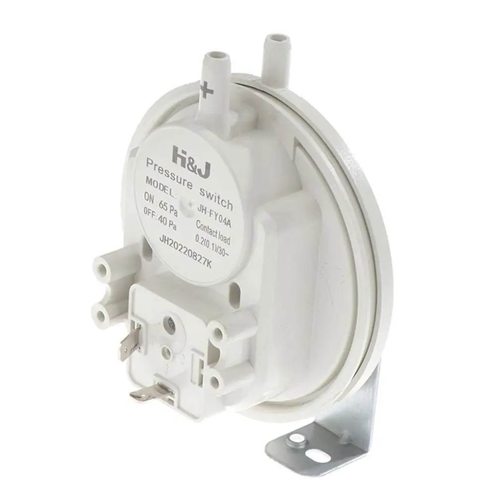 1Pcs 40/25Pa 65/40Pa 75/55Pa 140/125Pa Wind Pressure Switch Stable Performance Universal Type Wall Boiler Switch Accurate Design